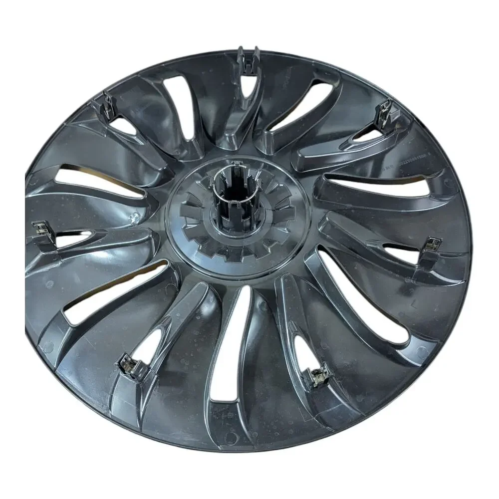Black Tesla Model Y Wheel Cover Rim Patch 21 Inch Hub Cap Protectors (Lot of 2)